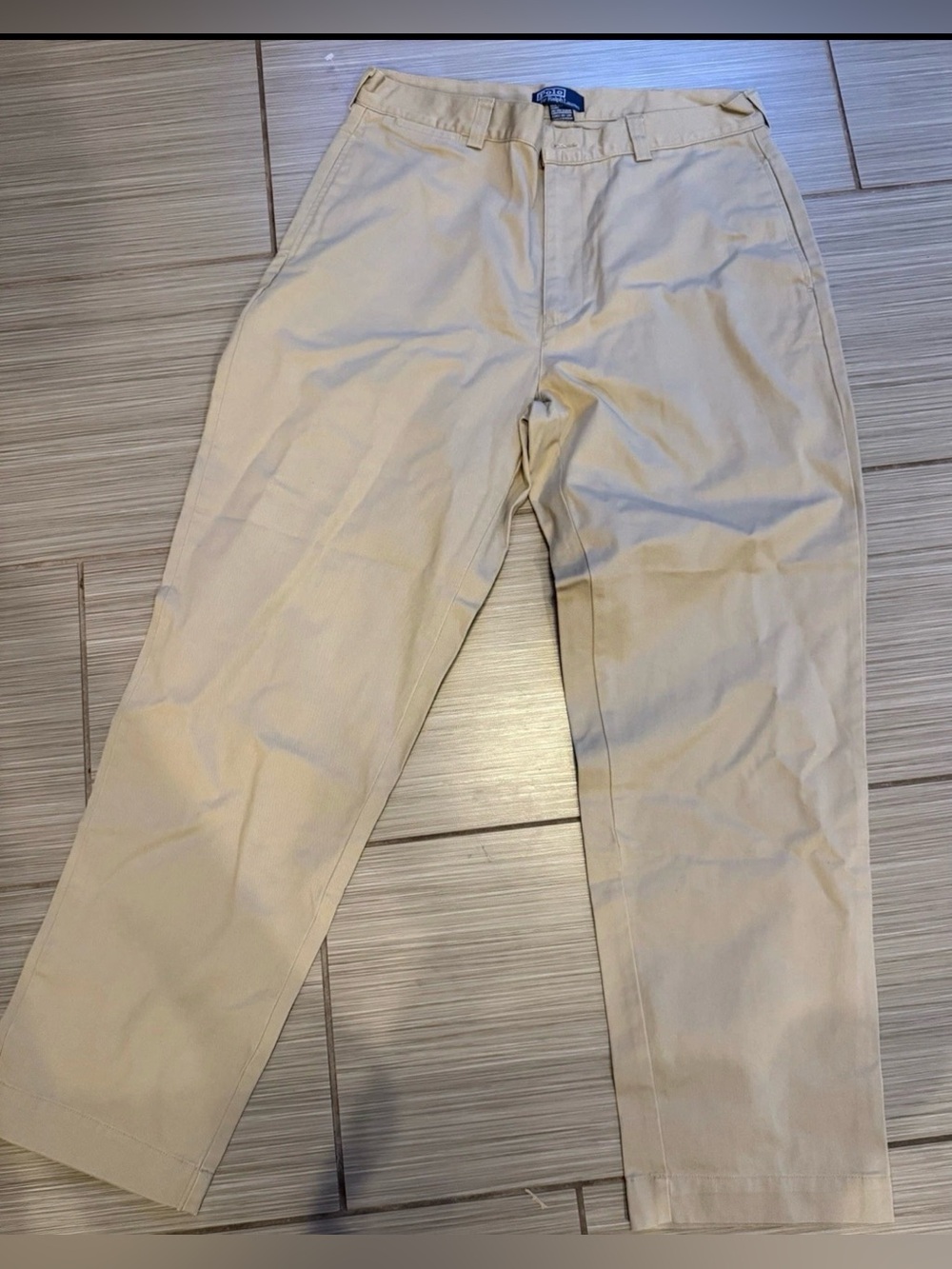 NWT Polo Ralph Lauren Philip Classic Fit Chino Pants Khaki 36x32 100% Cotton
